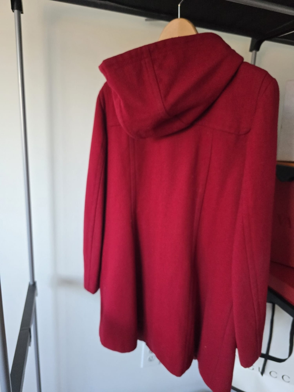 London Fog Hooded Wool Blend Duffle Coat – L - Picture 2 of 11